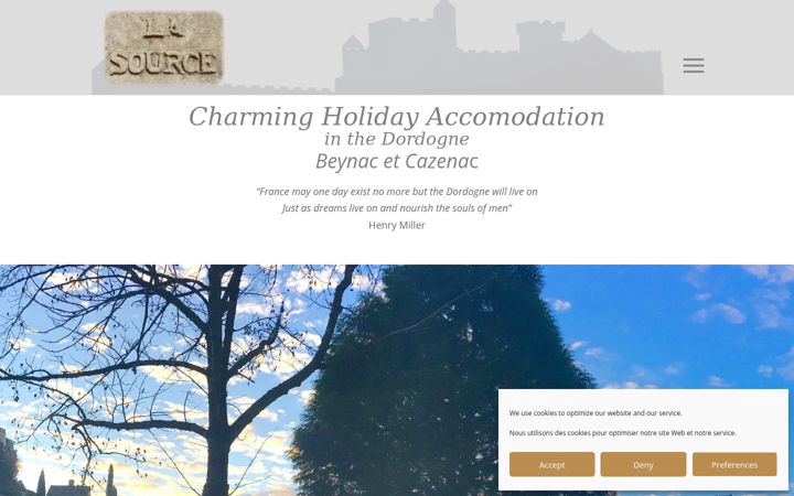 Screenshot of la-source-beynac-et-cazenac.com