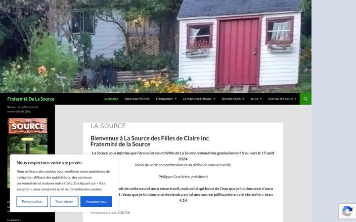 Screenshot of la-source.ca