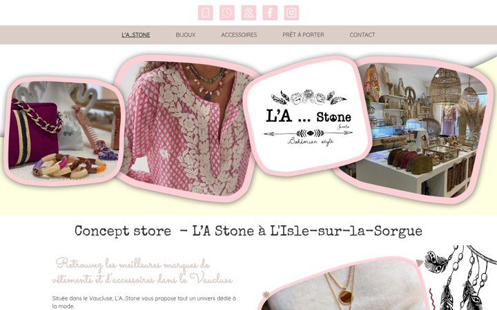 Screenshot of la-stone.fr