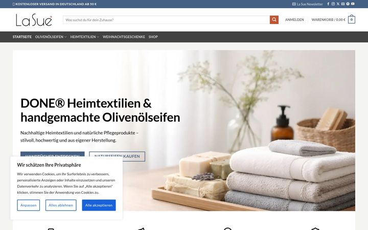 Screenshot of la-sue.de