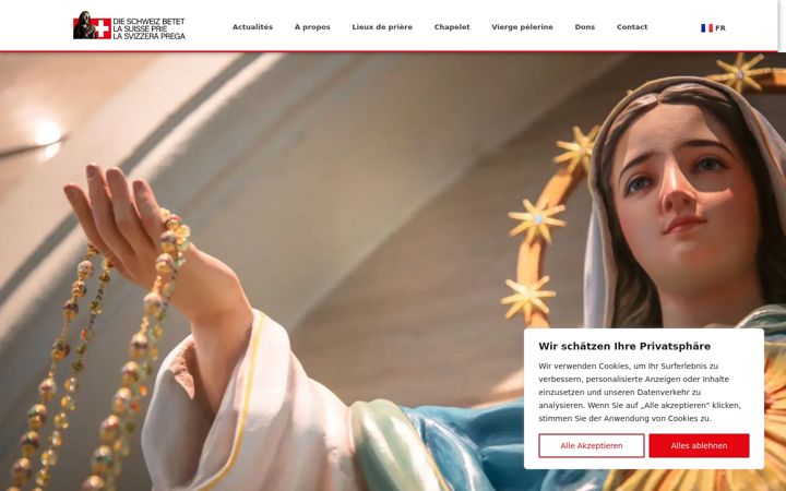 Screenshot of la-suisse-prie.ch