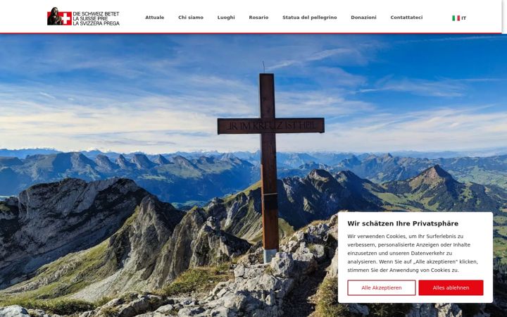 Screenshot of la-svizzera-prega.ch