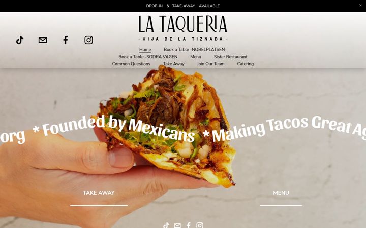 Screenshot of la-taqueria.se