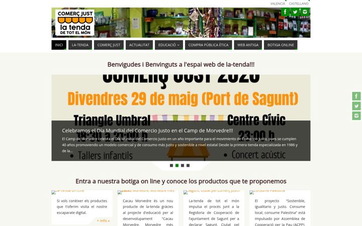Screenshot of la-tenda.org