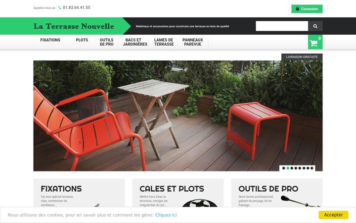 Screenshot of la-terrasse-nouvelle.com