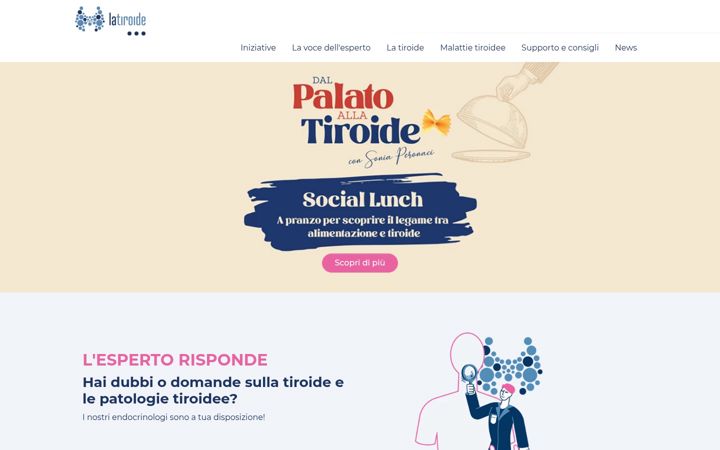 Screenshot of la-tiroide.it