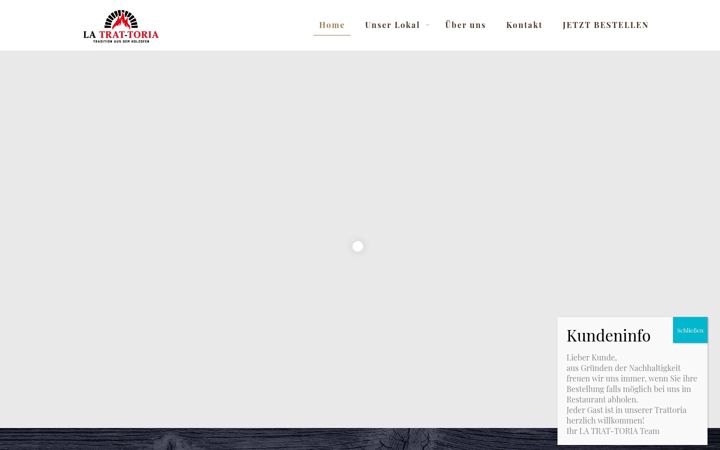 Screenshot of la-trat-toria.de