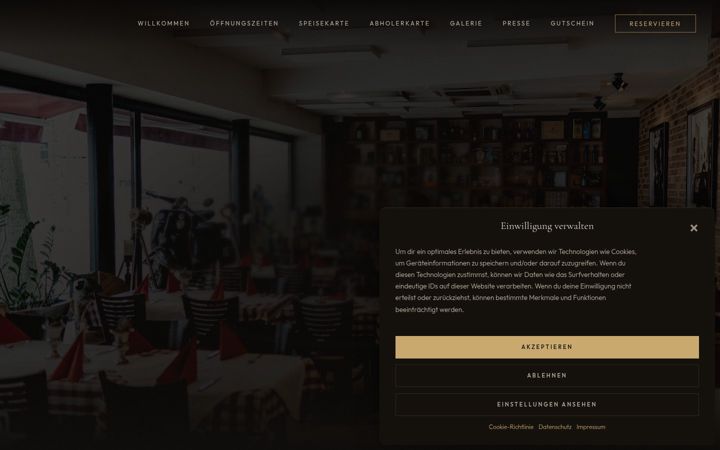 Screenshot of la-trattoria-gt.de