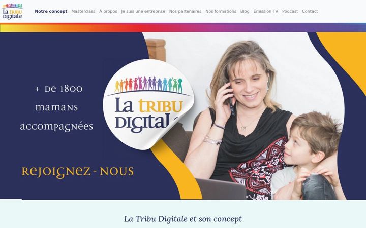 Screenshot of la-tribu-digitale.fr