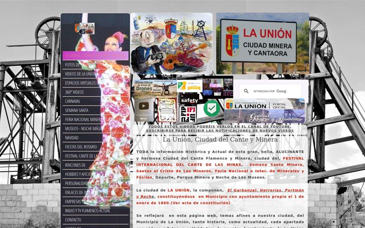 Screenshot of la-union-ciudad-del-cante-y-minera.es