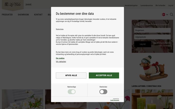 Screenshot of la-vida.dk