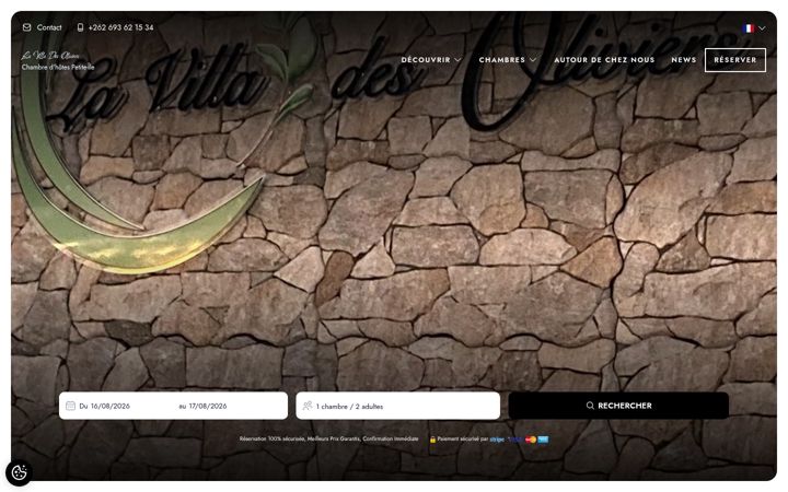 Screenshot of la-villa-des-oliviers.fr