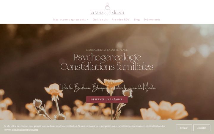 Screenshot of la-voie-du-soi.com