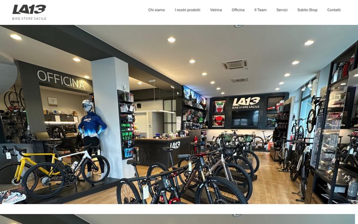 Screenshot of la13bike.it