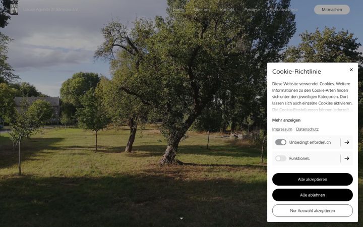 Screenshot of la21-boernicke.de