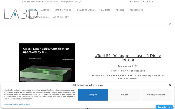 Screenshot of la3d.ch
