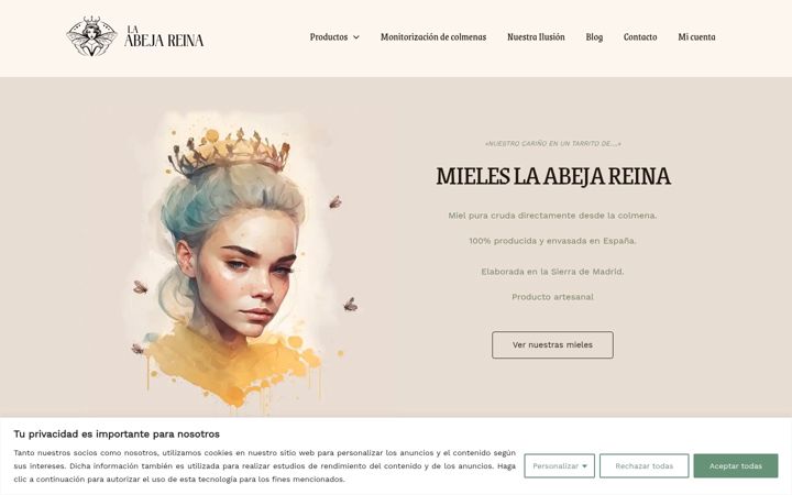 Screenshot of laabejareina.com