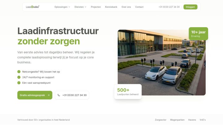 Screenshot of laaddodos.nl