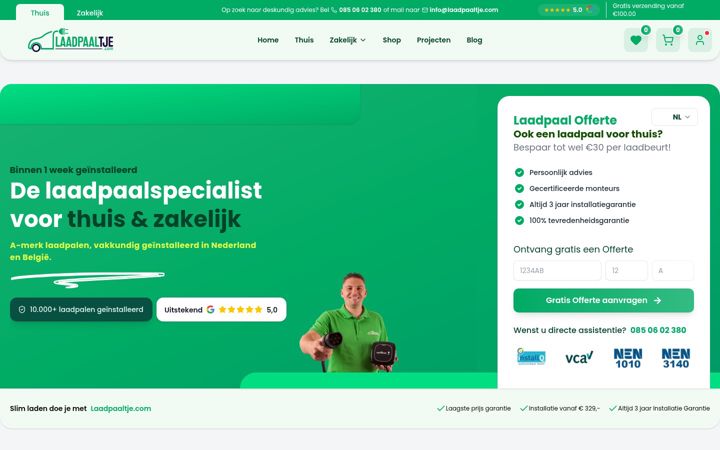 Screenshot of laadpaaltje.com
