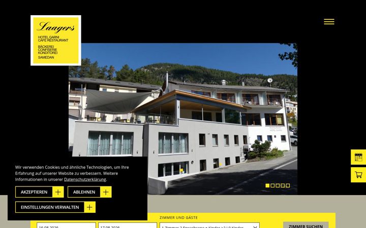 Screenshot of laagers.ch