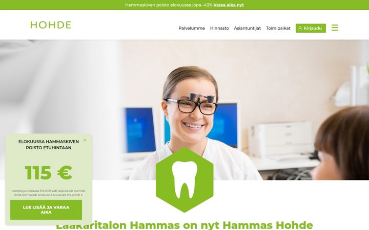 Screenshot of laakaritalonhammas.fi
