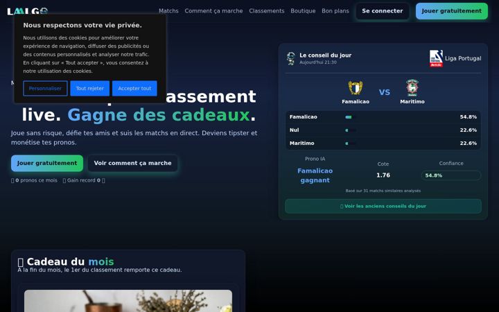 Screenshot of laalgo.fr