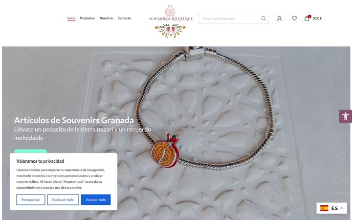 Screenshot of laalhambraboutique.com