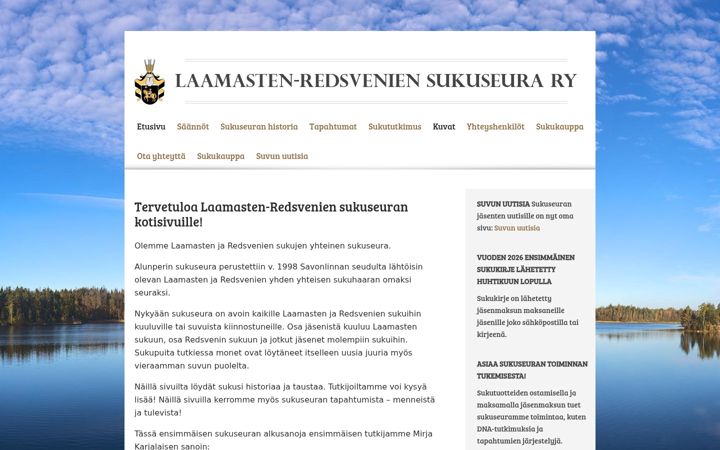 Screenshot of laamanen-redsven.net