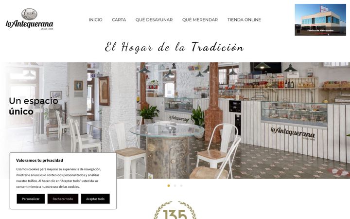 Screenshot of laantequerana.com