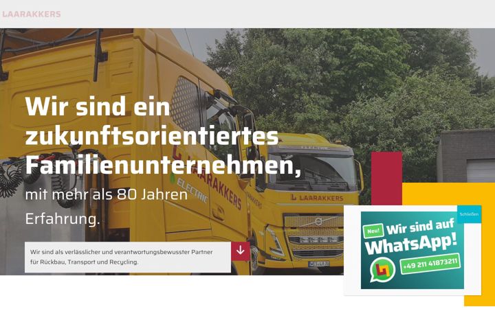 Screenshot of laarakkers.de