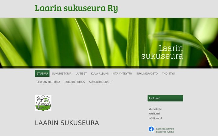 Screenshot of laari.fi