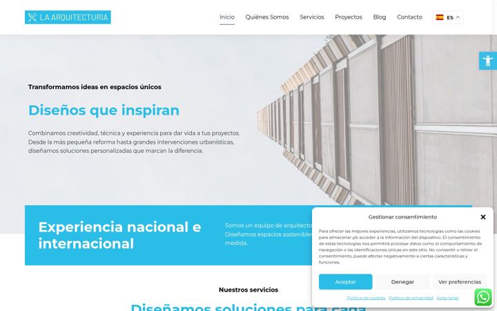 Screenshot of laarquitecturia.info