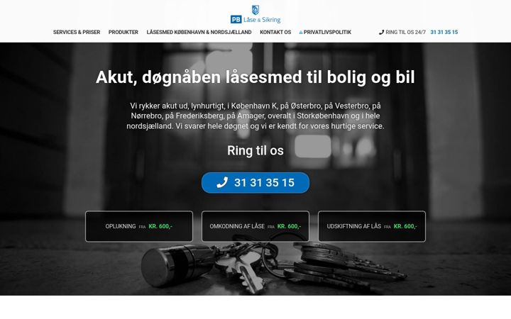Screenshot of laaseop.dk