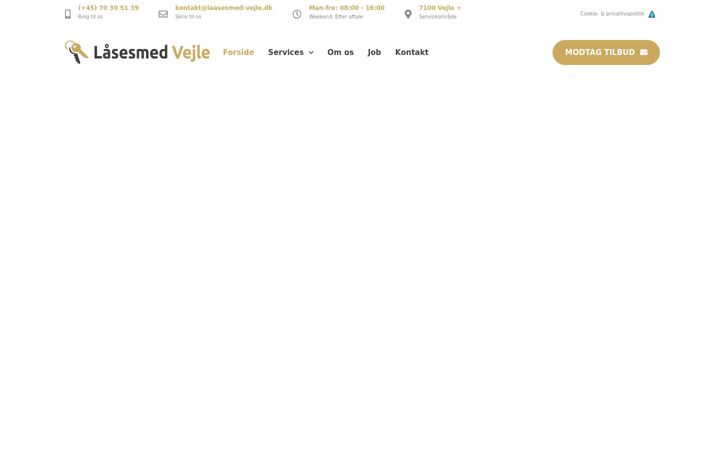 Screenshot of laasesmed-vejle.dk