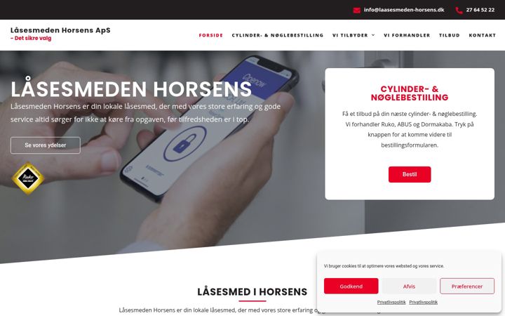 Screenshot of laasesmeden-horsens.dk