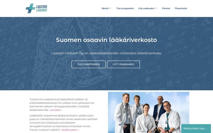 Snímek obrazovky laastari.fi