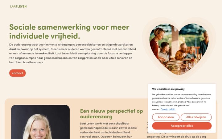 Screenshot of laat-leven.nl
