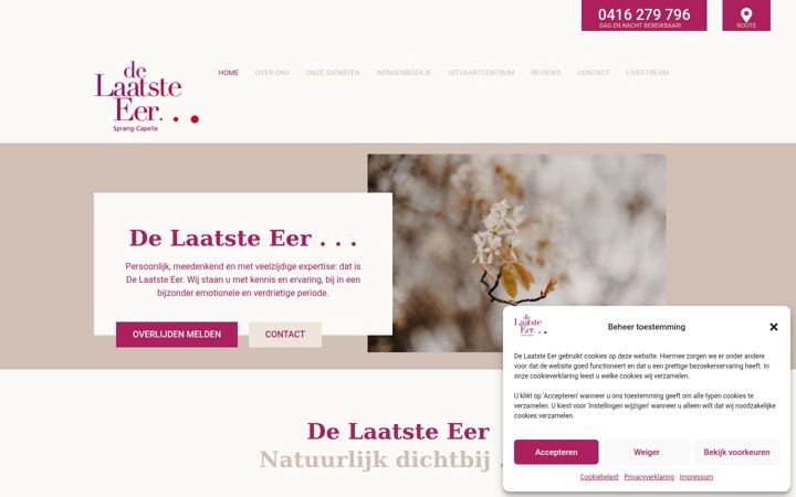 Screenshot of laatste-eer.com