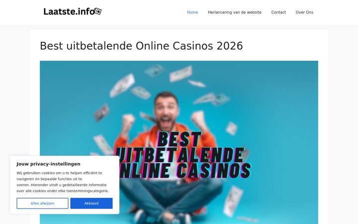 Screenshot of laatste.info