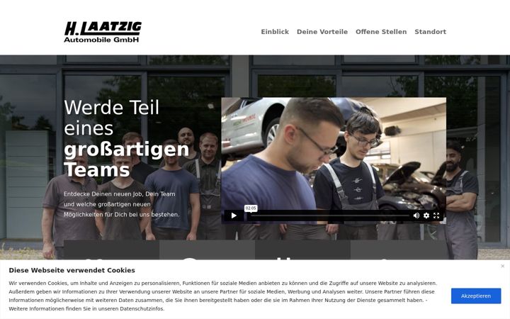 Screenshot of laatzig-karriere.de