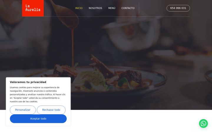 Screenshot of laaurelia.es