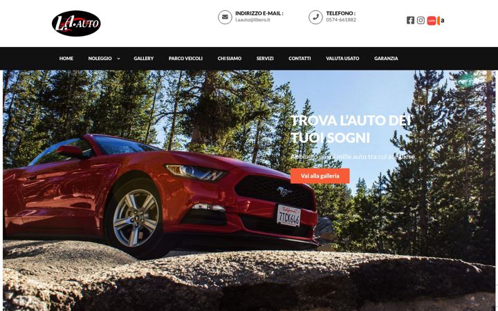 Screenshot of laautoprato.it