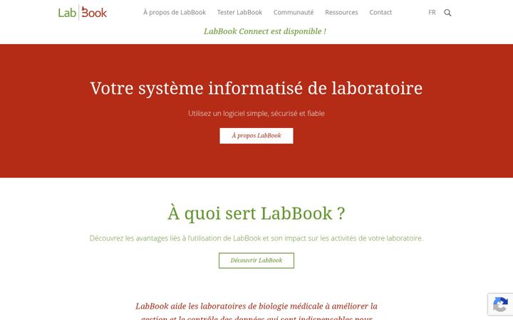 Screenshot of lab-book.org