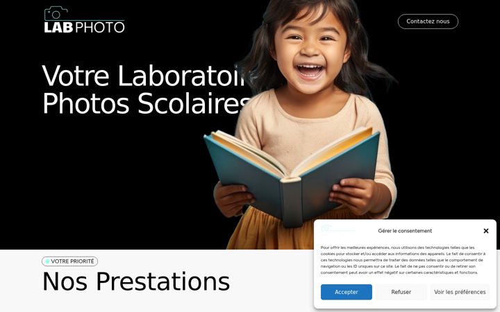 Screenshot of lab-photo.com