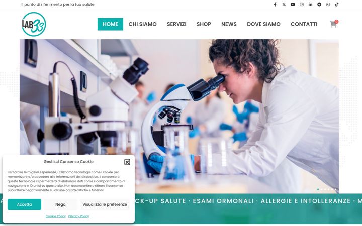 Screenshot of lab33.it