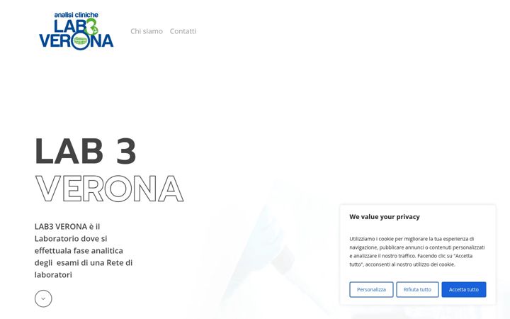 Screenshot of lab3verona.it