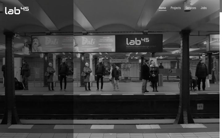 Screenshot of lab45.de