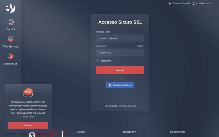 Screenshot of lab96.it
