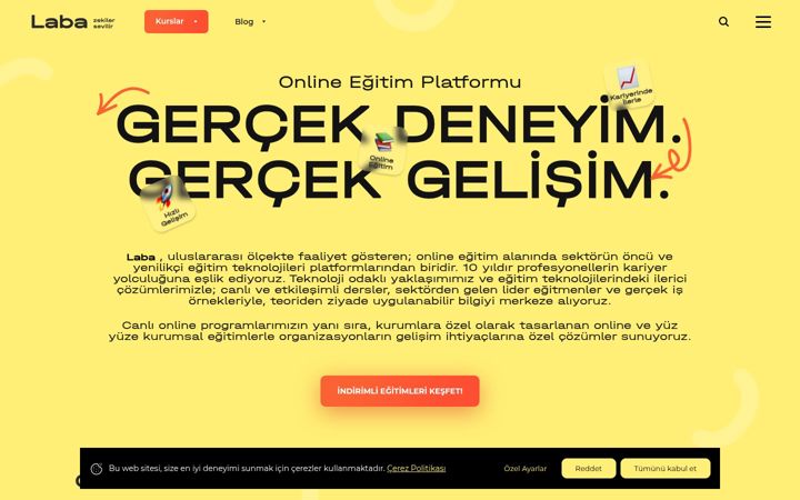 Screenshot of laba.com.tr