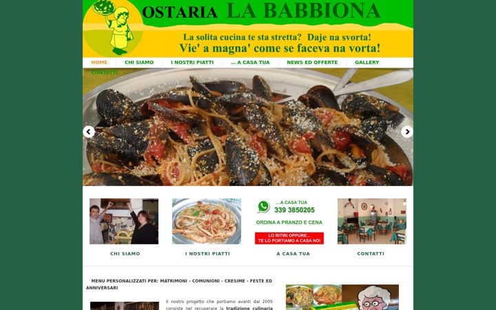 Screenshot of lababbiona.it